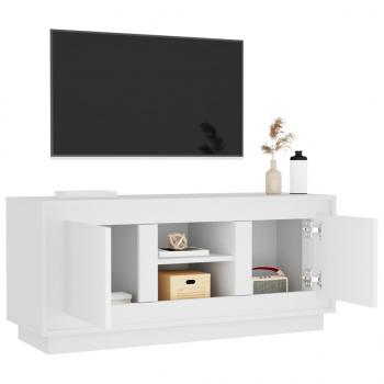 TV-Schrank Weiß 102x35x45 cm Holzwerkstoff