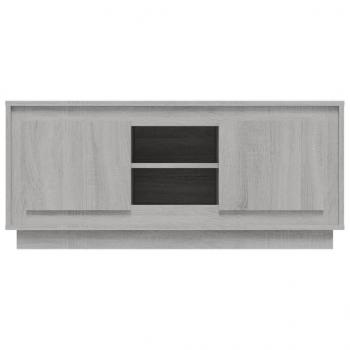 TV-Schrank Grau Sonoma 102x35x45 cm Holzwerkstoff