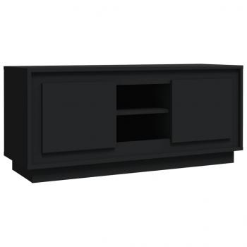 TV-Schrank Schwarz 102x35x45 cm Holzwerkstoff