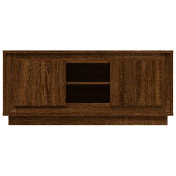 TV-Schrank Braun Eichen-Optik 102x35x45 cm Holzwerkstoff