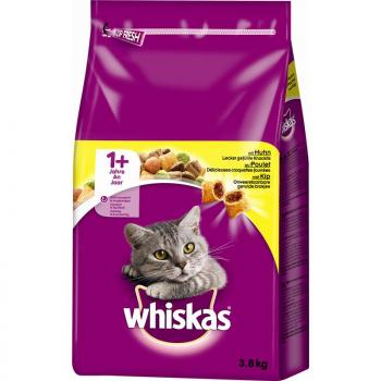 ARDEBO.de Whiskas Trocken Adult 1+ mit Huhn 3,8kg