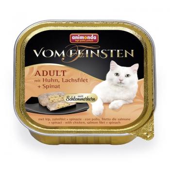 ARDEBO.de Animonda Cat vom Feinsten Schlemmerkern mit Huhn, Lachsfilet & Spinat 100g