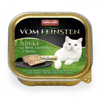 ARDEBO.de Animonda vom Feinsten mit Schlemmerkern mit Rind, Lachsfilet & Spinat 100g