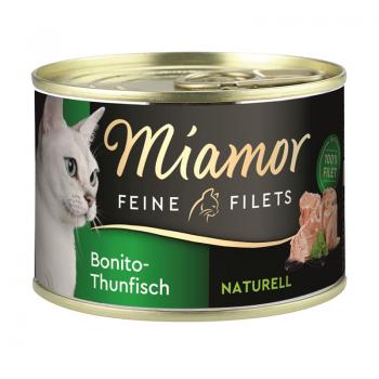 ARDEBO.de Miamor Dose Feine Filets Naturelle Bonito-Thunfisch 156 g 