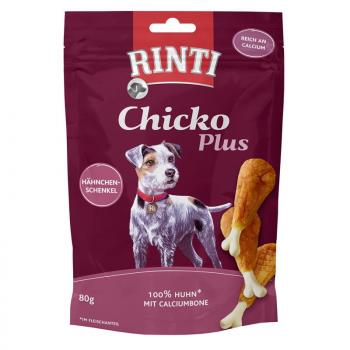 ARDEBO.de Rinti Chicko Plus Hähnchenschenkel mit Calciumbone 80 g