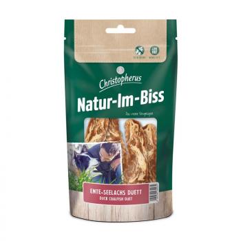 ARDEBO.de Christopherus Snack Natur-Im-Biss Ente-Seelachs Duett 70g