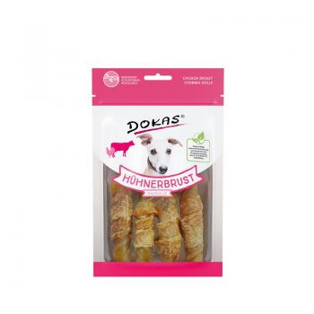 ARDEBO.de Dokas Dog Hühnerbrust Kaurolle 90 g