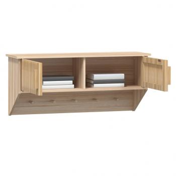 Wandgarderobe mit Haken 80x24x35,5 cm Holzwerkstoff