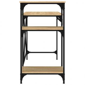 Schreibtisch mit Regal Sonoma-Eiche 105x50x90 cm Holzwerkstoff