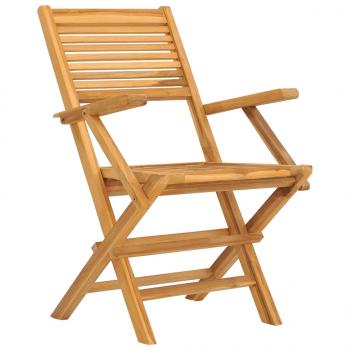 Gartenstühle 6 Stk. Klappbar 55x62x90 cm Massivholz Teak