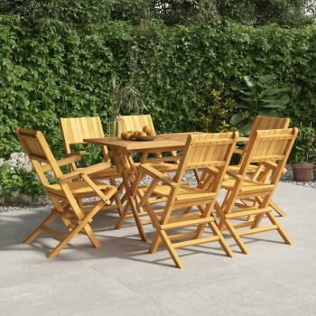 ARDEBO.de - Gartenstühle 6 Stk. Klappbar 55x61x90 cm Massivholz Teak