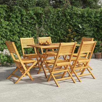 ARDEBO.de - Gartenstühle 6 Stk. Klappbar 47x62x90 cm Massivholz Teak