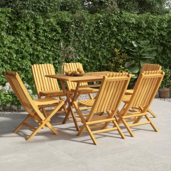 ARDEBO.de - 7-tlg. Garten-Essgruppe Massivholz Teak