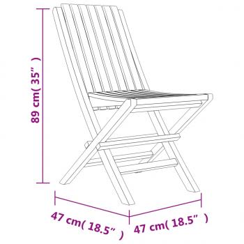 7-tlg. Garten-Essgruppe Massivholz Teak