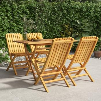 ARDEBO.de - 5-tlg. Garten-Essgruppe Massivholz Teak