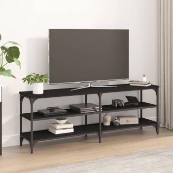 ARDEBO.de - TV-Schrank Schwarz 140x30x50 cm Holzwerkstoff