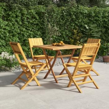 ARDEBO.de - 5-tlg. Garten-Essgruppe Massivholz Teak