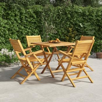 ARDEBO.de - 5-tlg. Garten-Essgruppe Massivholz Teak