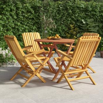 ARDEBO.de - 5-tlg. Garten-Essgruppe Massivholz Teak