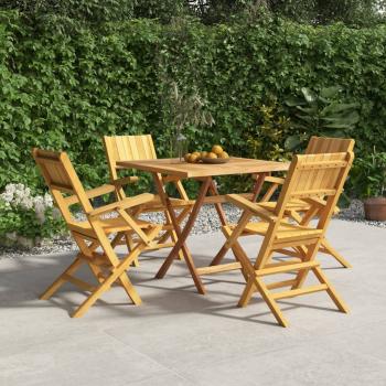 ARDEBO.de - 5-tlg. Garten-Essgruppe Massivholz Teak