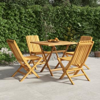 ARDEBO.de - 5-tlg. Garten-Essgruppe Massivholz Teak