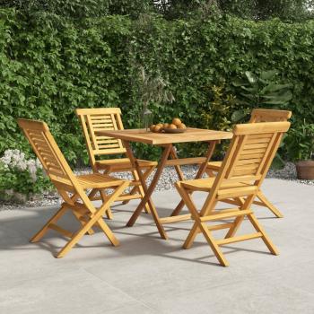 ARDEBO.de - 5-tlg. Garten-Essgruppe Massivholz Teak