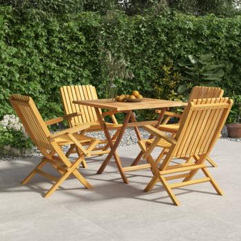 ARDEBO.de - 5-tlg. Garten-Essgruppe Massivholz Teak