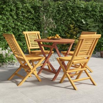 ARDEBO.de - 5-tlg. Garten-Essgruppe Massivholz Teak