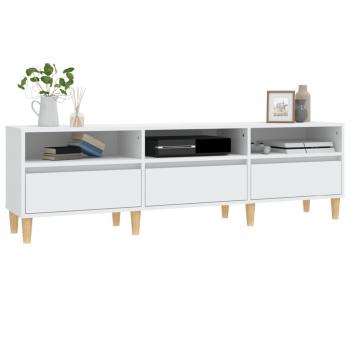 TV-Schrank Weiß 150x30x44,5 cm Holzwerkstoff