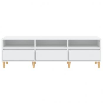 TV-Schrank Weiß 150x30x44,5 cm Holzwerkstoff