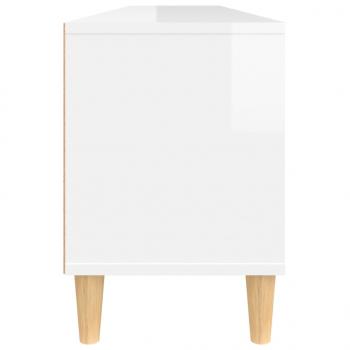 TV-Schrank Hochglanz-Weiß 150x30x44,5 cm Holzwerkstoff