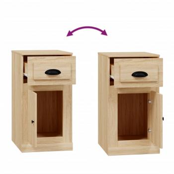 Beistellschrank mit Schublade Sonoma-Eiche 40x50x75 cm