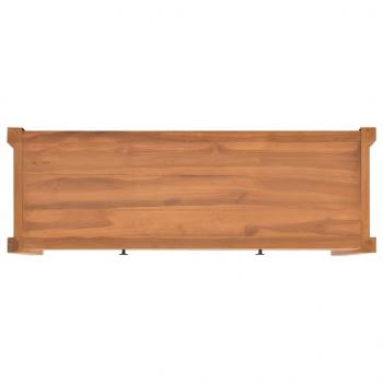 TV-Schrank mit Schubladen 120x40x45 cm Massivholz Teak