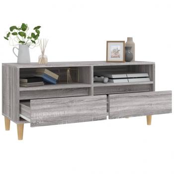 TV-Schrank Grau Sonoma 100x34,5x44,5 cm Holzwerkstoff