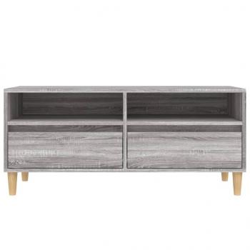 TV-Schrank Grau Sonoma 100x34,5x44,5 cm Holzwerkstoff