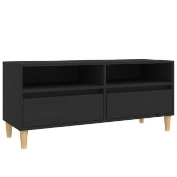 TV-Schrank Schwarz 100x34,5x44,5 cm Holzwerkstoff