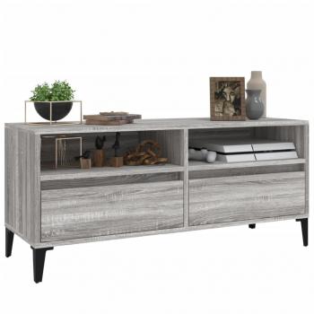 TV-Schrank Grau Sonoma 100x34,5x44,5 cm Holzwerkstoff