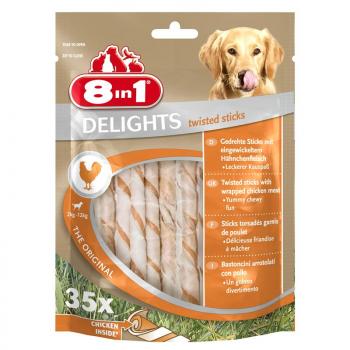 ARDEBO.de 8in1 Delights Twisted Sticks Chicken 35 Stück