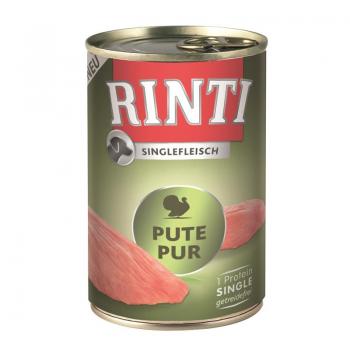 ARDEBO.de Rinti Dose Singlefleisch Exclusive Pute Pur 400 g