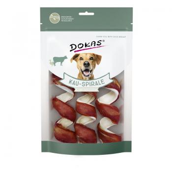 ARDEBO.de Dokas Dog Kauspirale mit Entenbrustbrust 3 St. 110 g