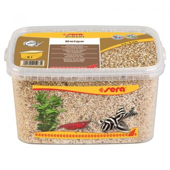 ARDEBO.de sera Gravel Beige Ø 2-4 mm 6 Liter