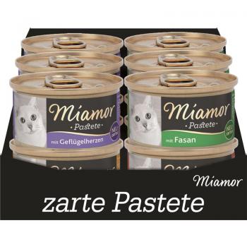 ARDEBO.de Miamor Dose Pastete Multibox Geflügel 12 x 85 g