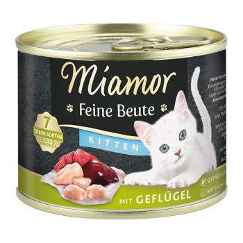 ARDEBO.de Miamor Dose Feine Beute Kitten Geflügel 185 g