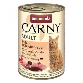 ARDEBO.de Animonda Cat Carny Adult Pute & Hühnchenleber 400g