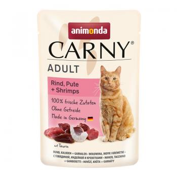 ARDEBO.de Animonda Carny Adult Rind, Pute & Shrimps 85g