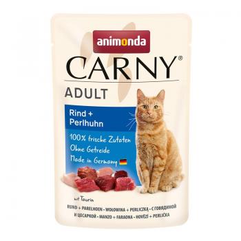 ARDEBO.de Animonda Carny Adult Rind & Perlhuhn 85g