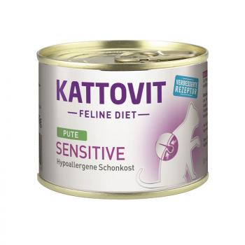 ARDEBO.de Kattovit Dose Feline Diet Sensitive Pute 185g