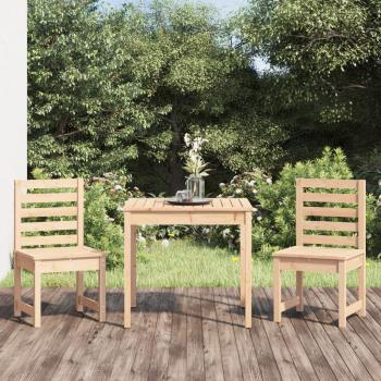 ARDEBO.de - 3-tlg. Garten-Bistro-Set Massivholz Kiefer