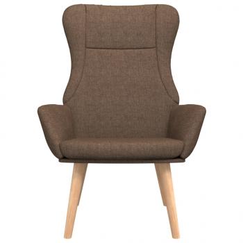 Relaxsessel Braun Stoff