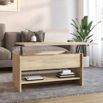 ARDEBO.de - Couchtisch Sonoma-Eiche 80x50x40 cm Holzwerkstoff